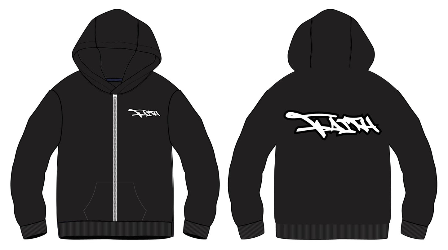 Faith Zip up (Puff Print)