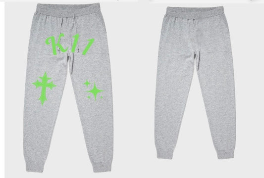 K11 Sweatpants grey (Puff Print)